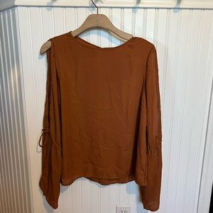 Burnt orange blouse